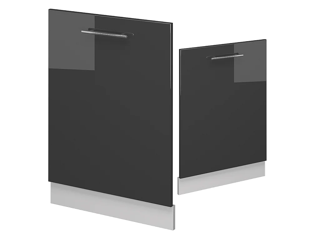 Diskmaskinens frontpanel antracit högblank 60x1.6x81.8 fame-line