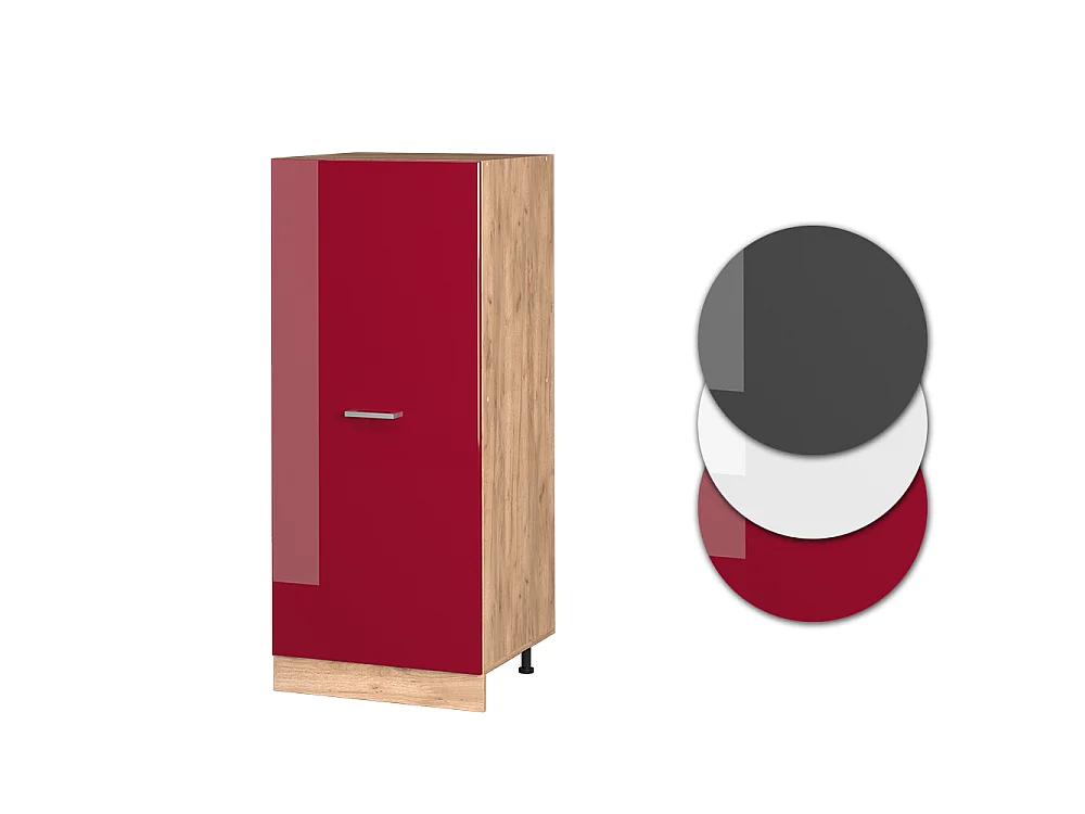 Tall cabinet red high gloss 60x57x143 r-line