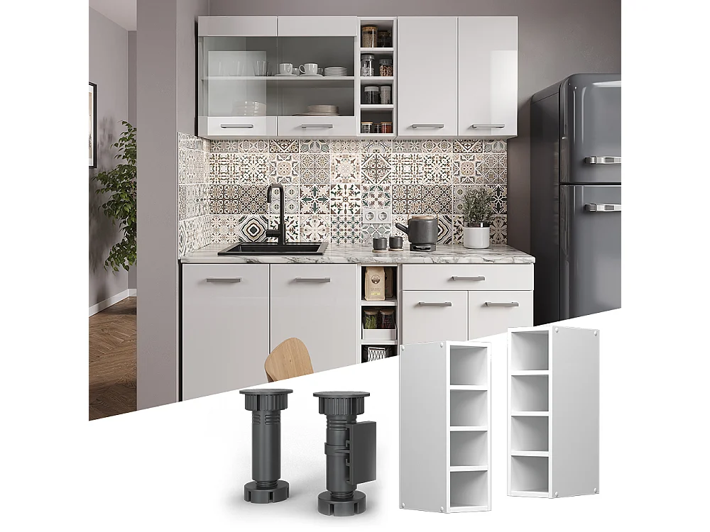 Hängeschrank weiß 20x29x60 r-line