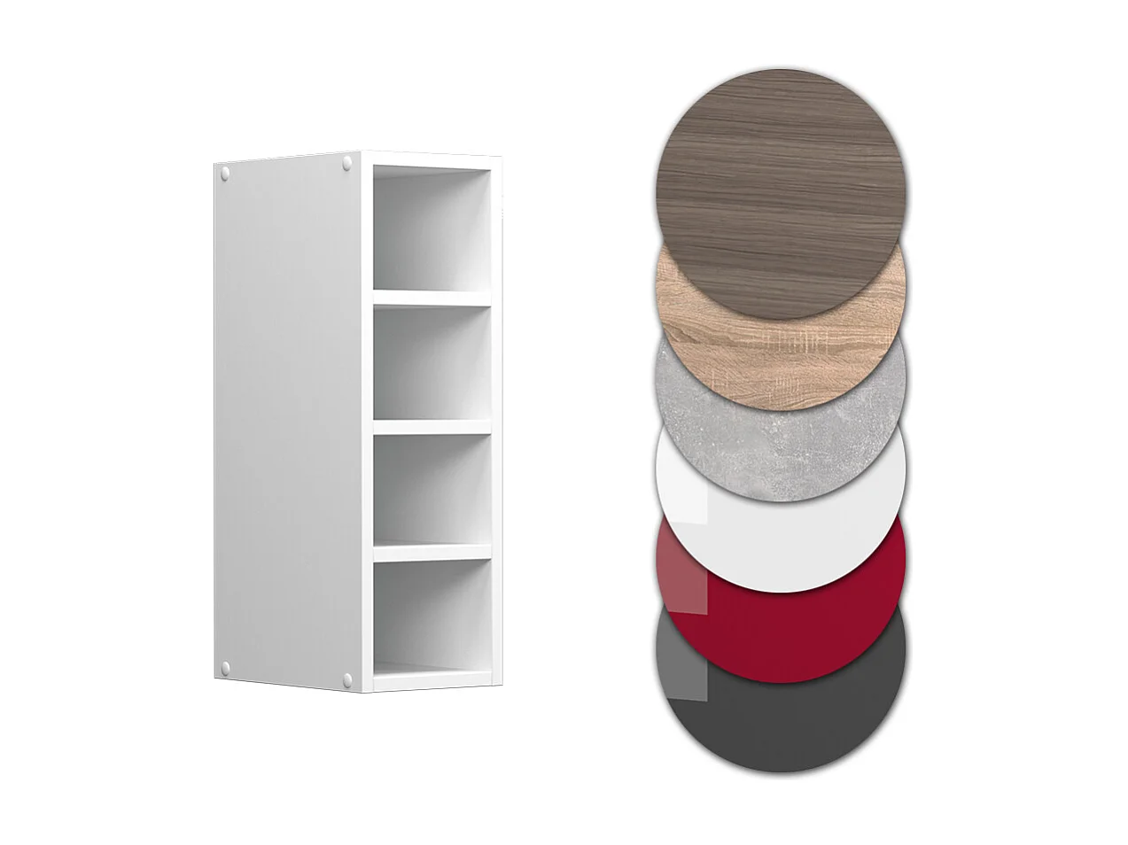 Hängeschrank weiß 20x29x60 r-line