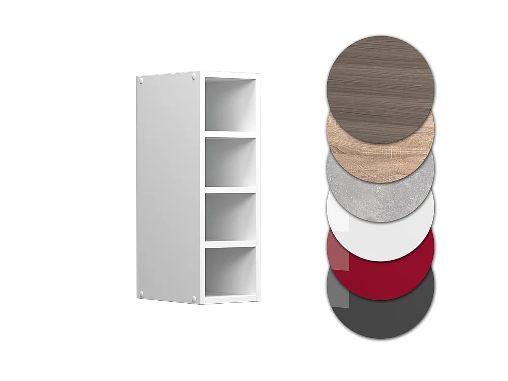 Hangende kast wit 20x29x60 r-line