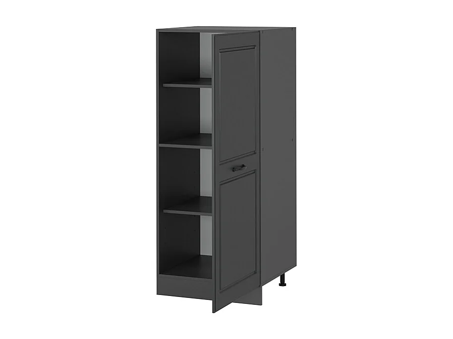 Meuble pour four anthracite campagne 60x57x143 r-line