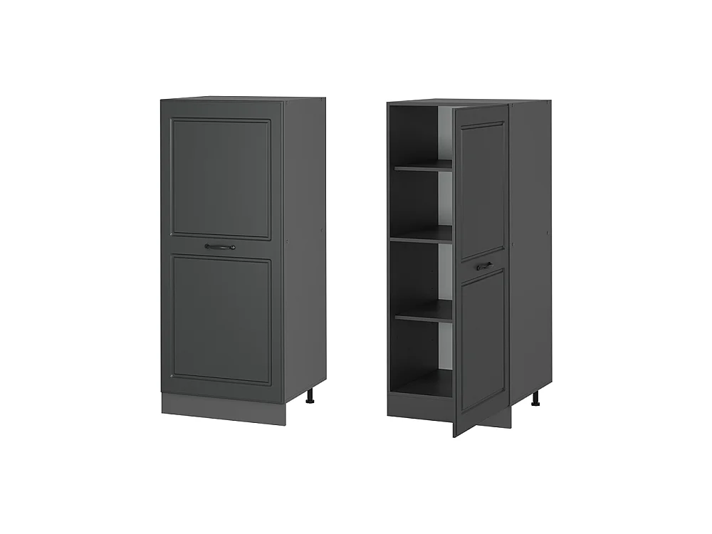 Wysoka szafa antracytowy domek wiejski 60x57x143 r-line