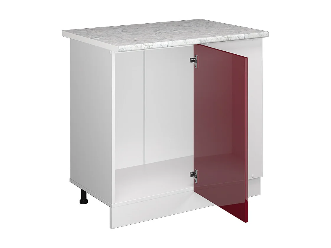 Meuble dangle rouge brillant 86x60x81.6 r-line