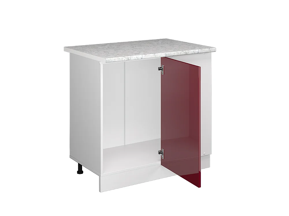 Meuble dangle rouge brillant 86x60x81.6 r-line