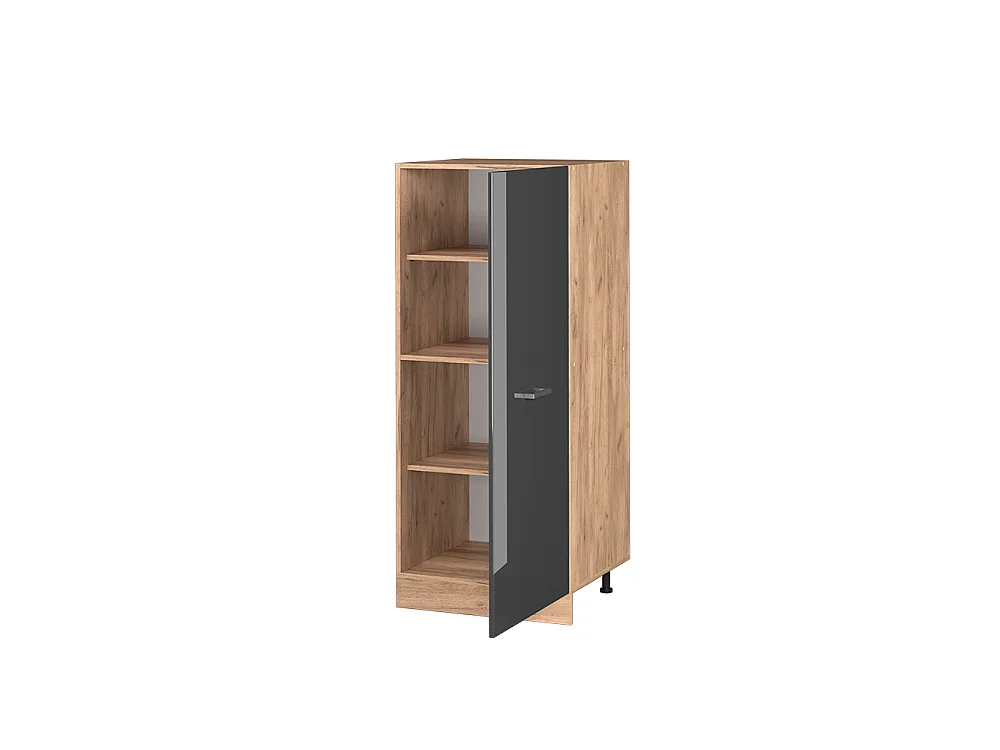 Armoire haute anthracite haute brillance 60x57x143 r-line