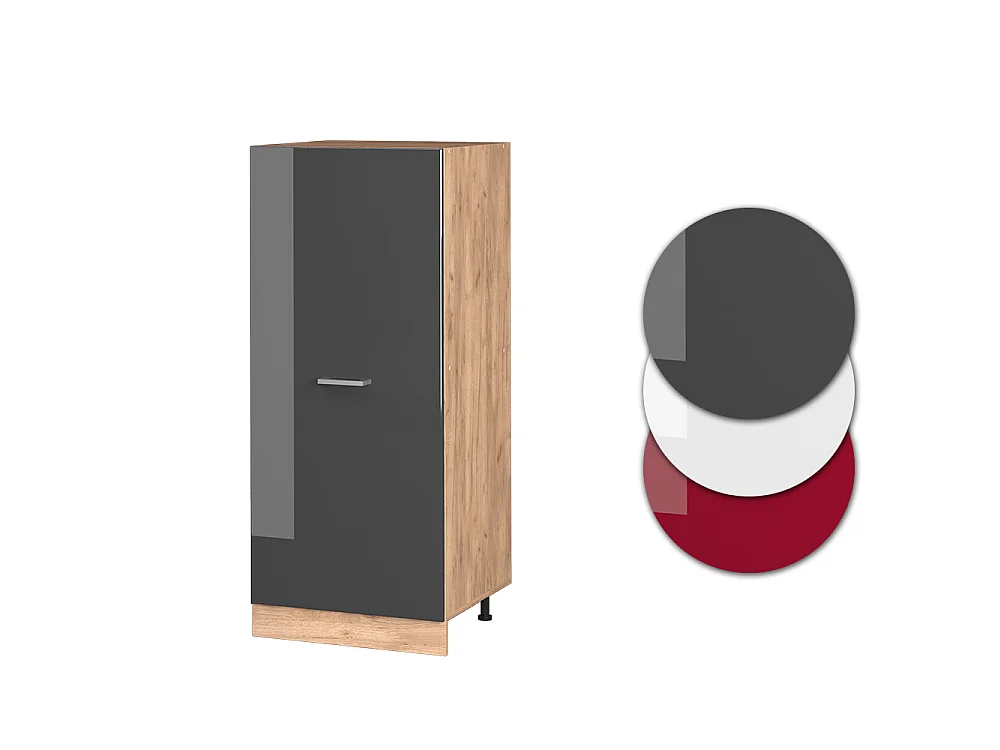Armoire haute anthracite haute brillance 60x57x143 r-line