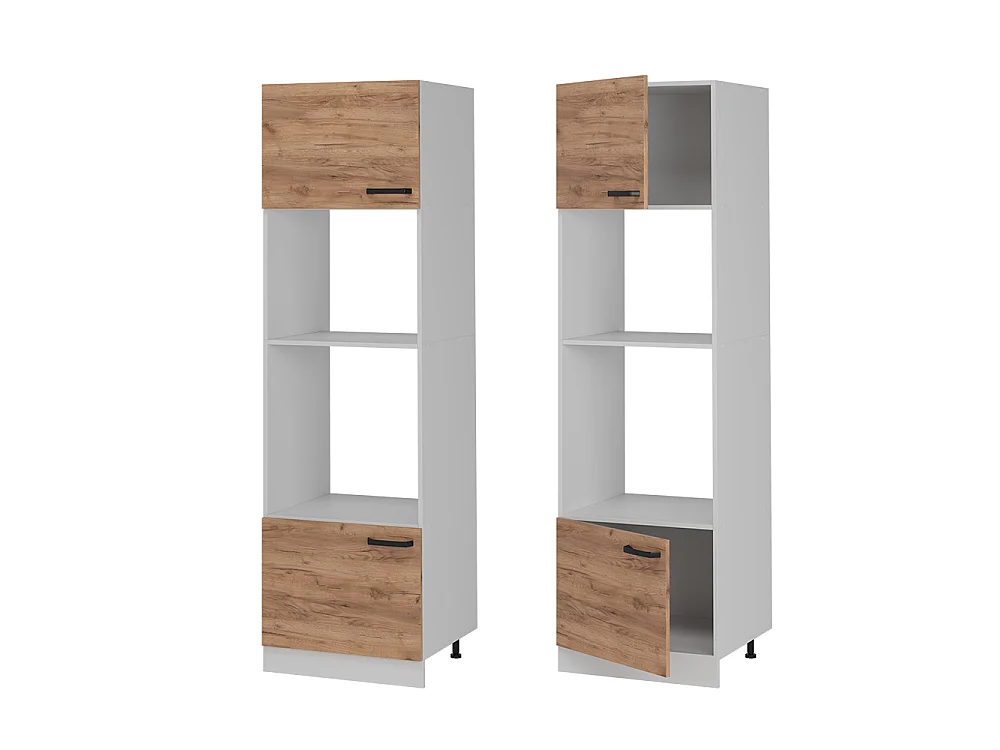 Armoire micro-ondes chêne de force doré 60x57.2x206.8 r-line