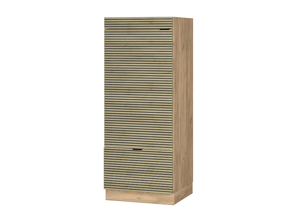 Armoire micro-ondes panneau en chêne 60x58.1x153.6 fame-line
