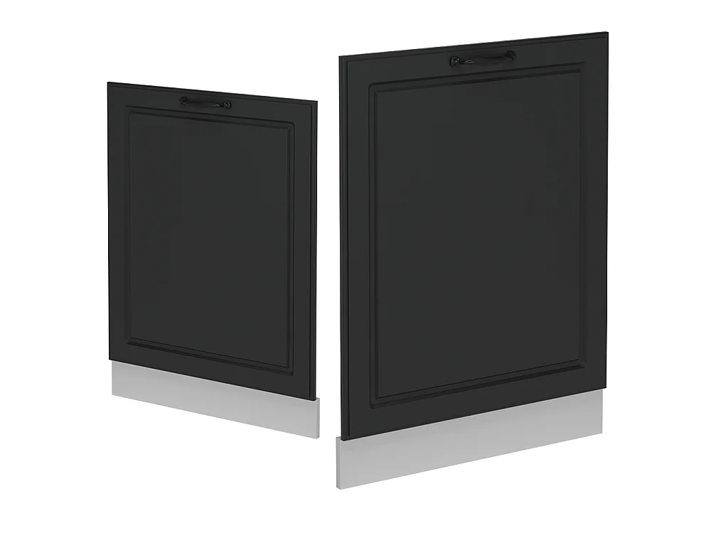 Façade de lave-vaisselle anthracite campagne 60x1.6x81.8 r-line