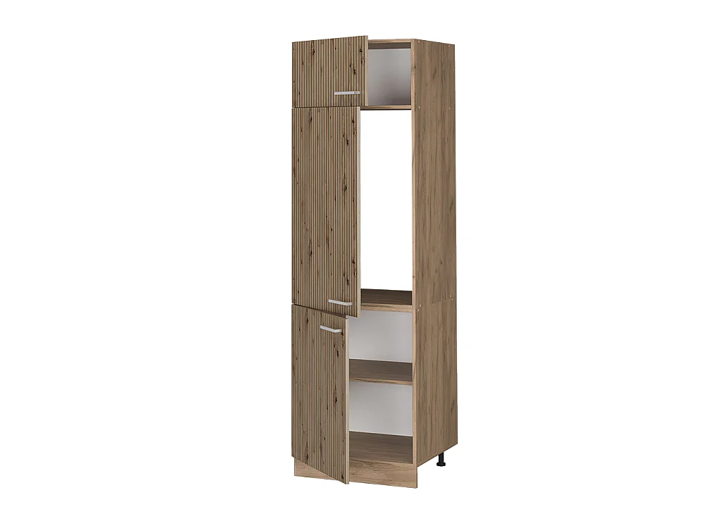 Armoire pour frigo chêne artisan 60x57.2x206.8 r-line