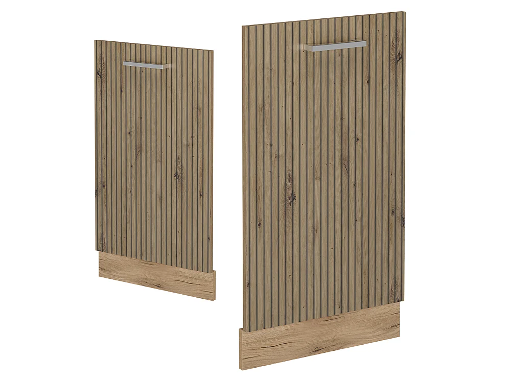 Façade de lave-vaisselle chêne artisan 45x1.6x81.8 r-line
