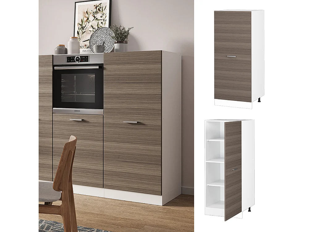 Hochschrank edelgrau 60x57x143 r-line