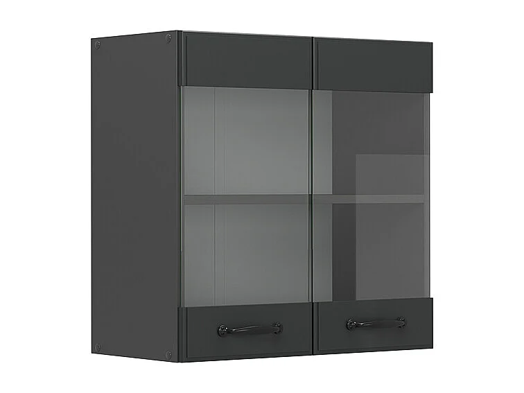 Armoire en verre anthracite campagne 60x31x60 r-line