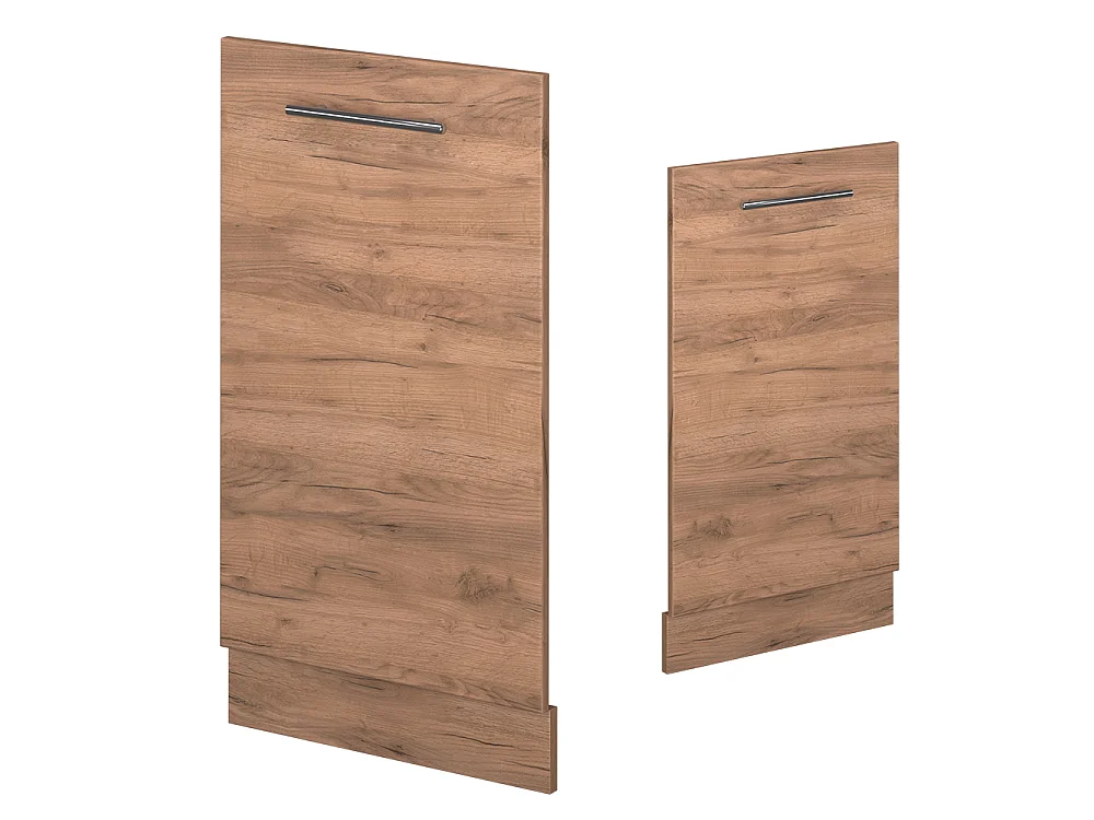 Dishwasher front panel gold power oak 45x1.6x81.8 fame-line