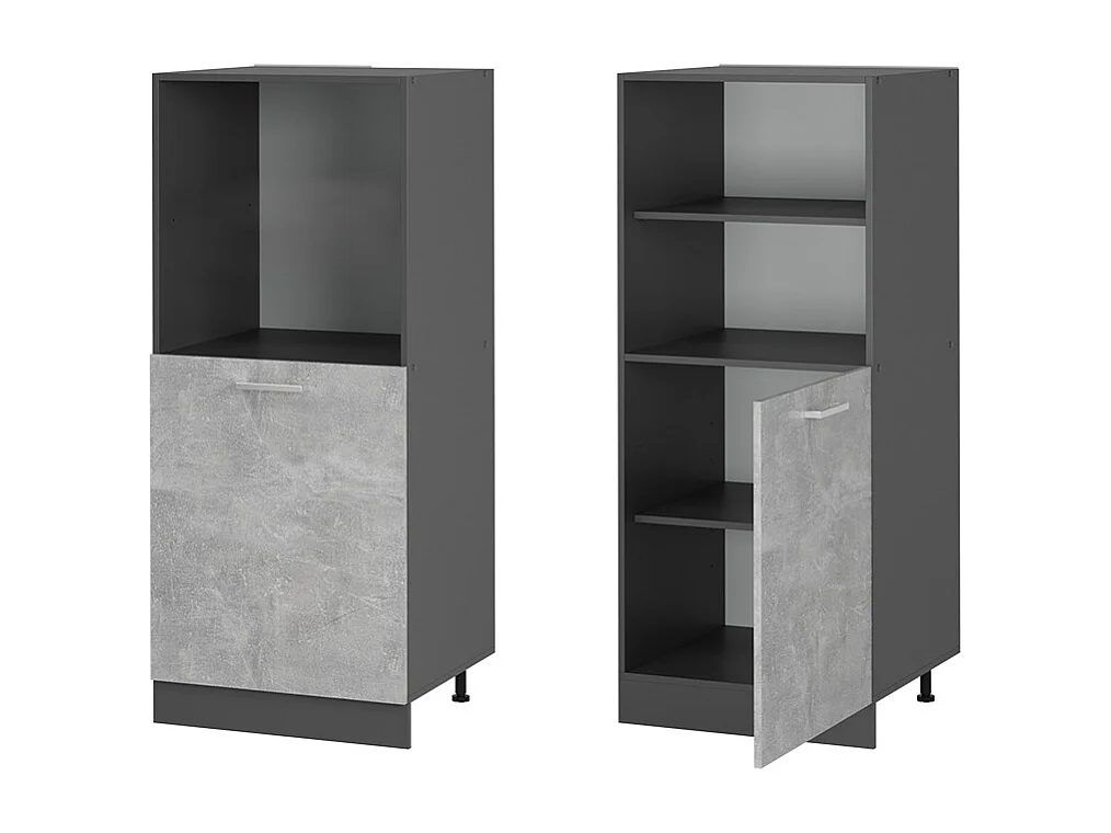 Meuble pour four béton 60x57x143 r-line