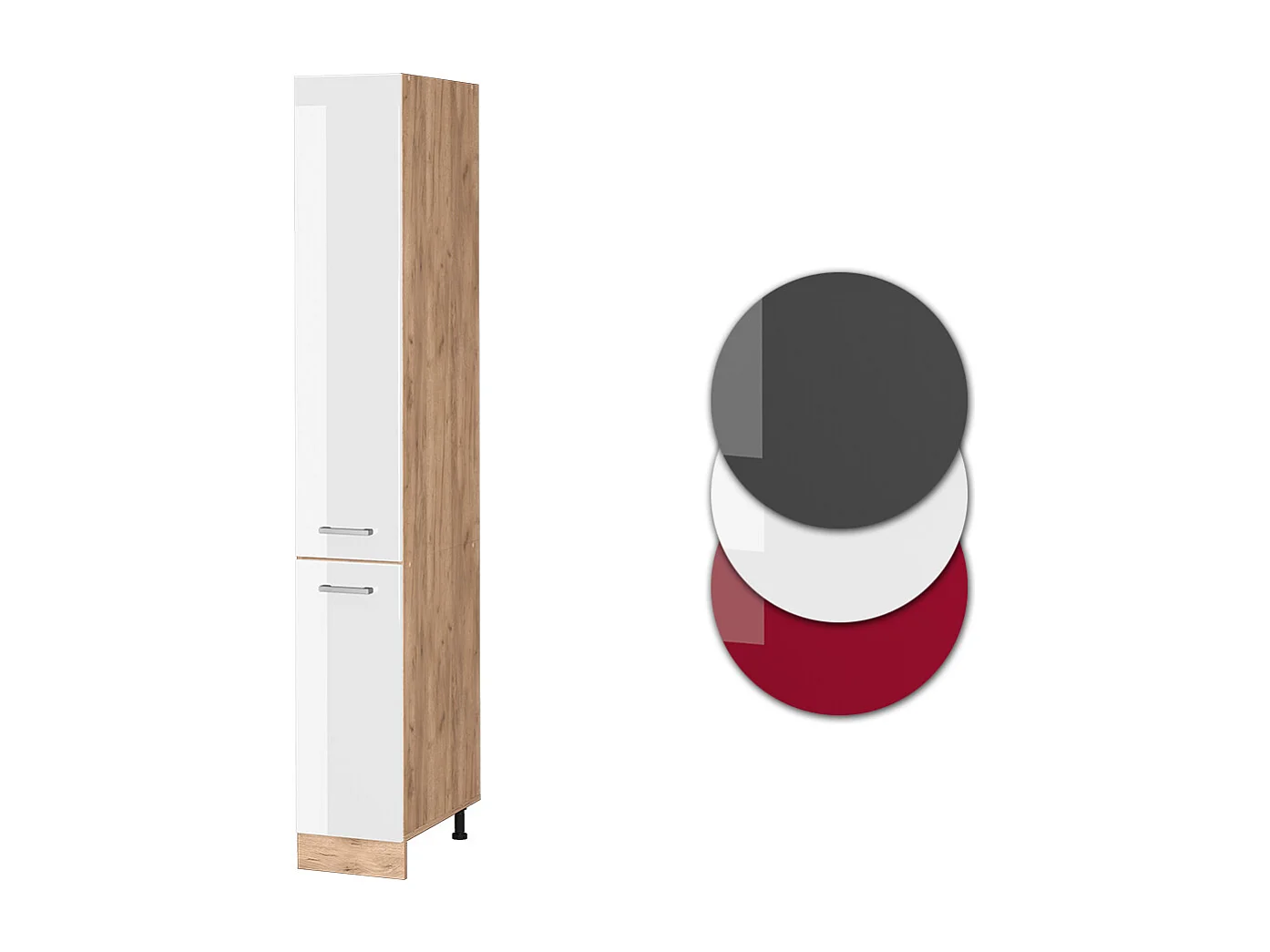 Armario de farmacia blanco alto brillo 30x57.2x206.8 r-line