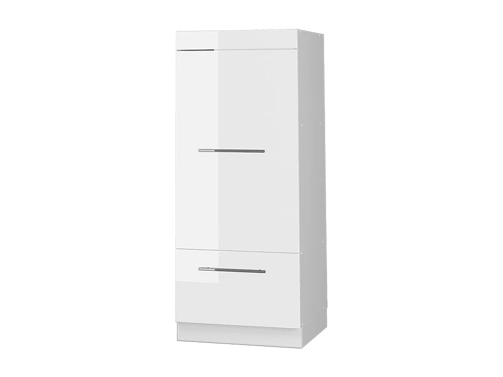 Armoire micro-ondes blanc haute brillance 60x58.1x153.6 fame-line