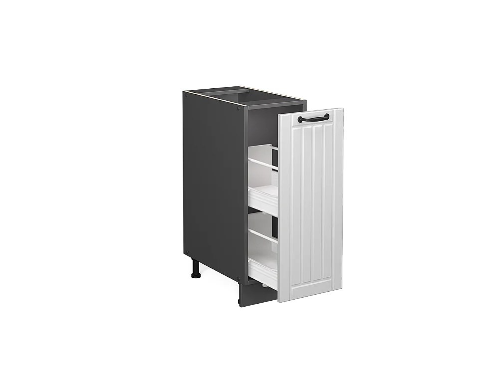 Armadio cucina dispensa alto Bianco rustico 30x51.6x82 fame-line