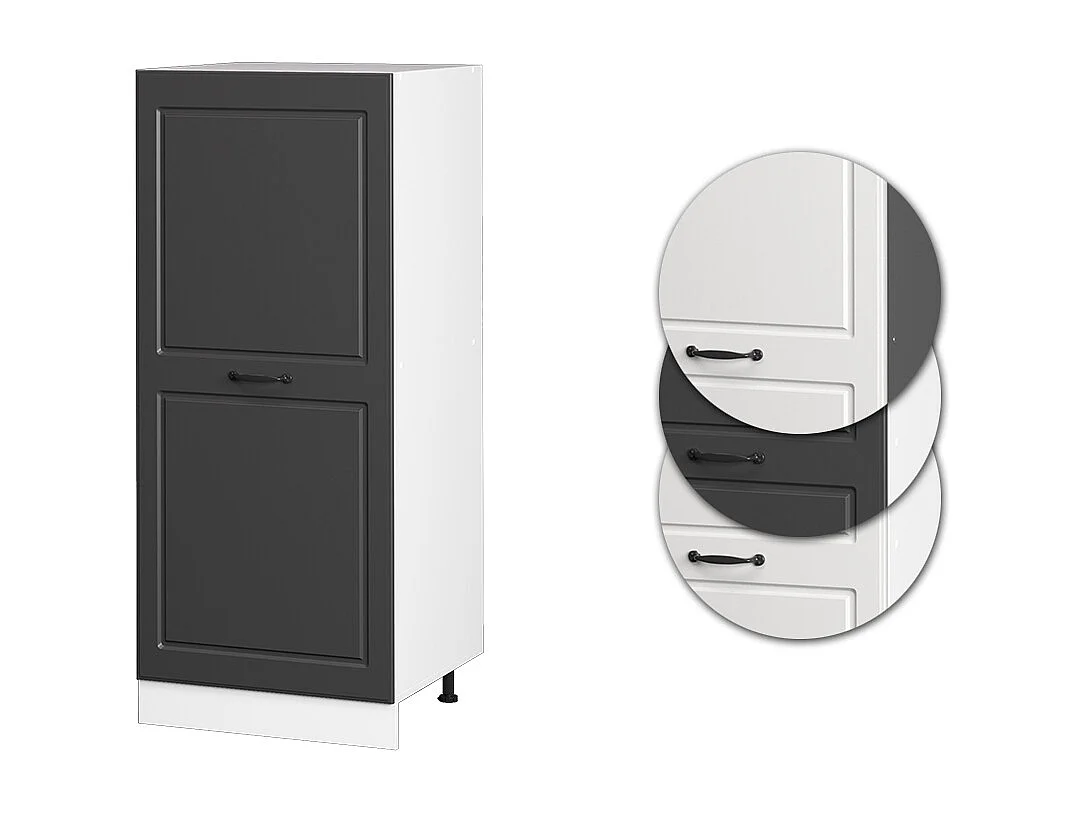 Hochschrank anthrazit landhaus 60x57x143 r-line