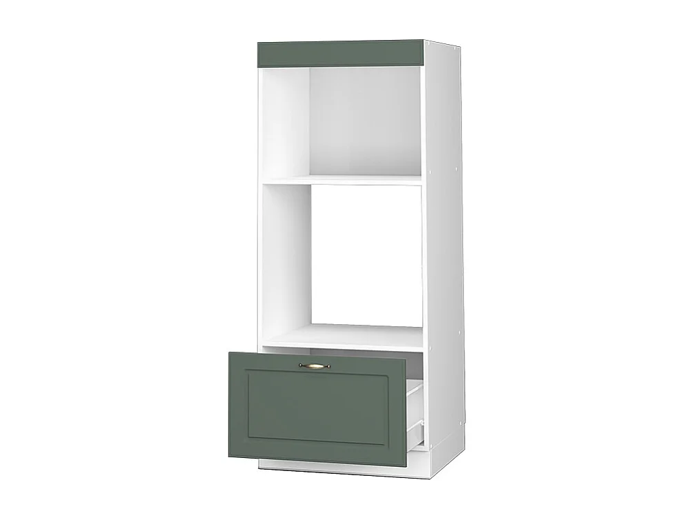 Armoire micro-ondes vert or campagne 60x58.1x153.6 fame-line