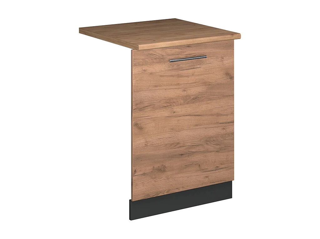 Façade de lave-vaisselle chêne de force doré 60x1.6x81.8 fame-line