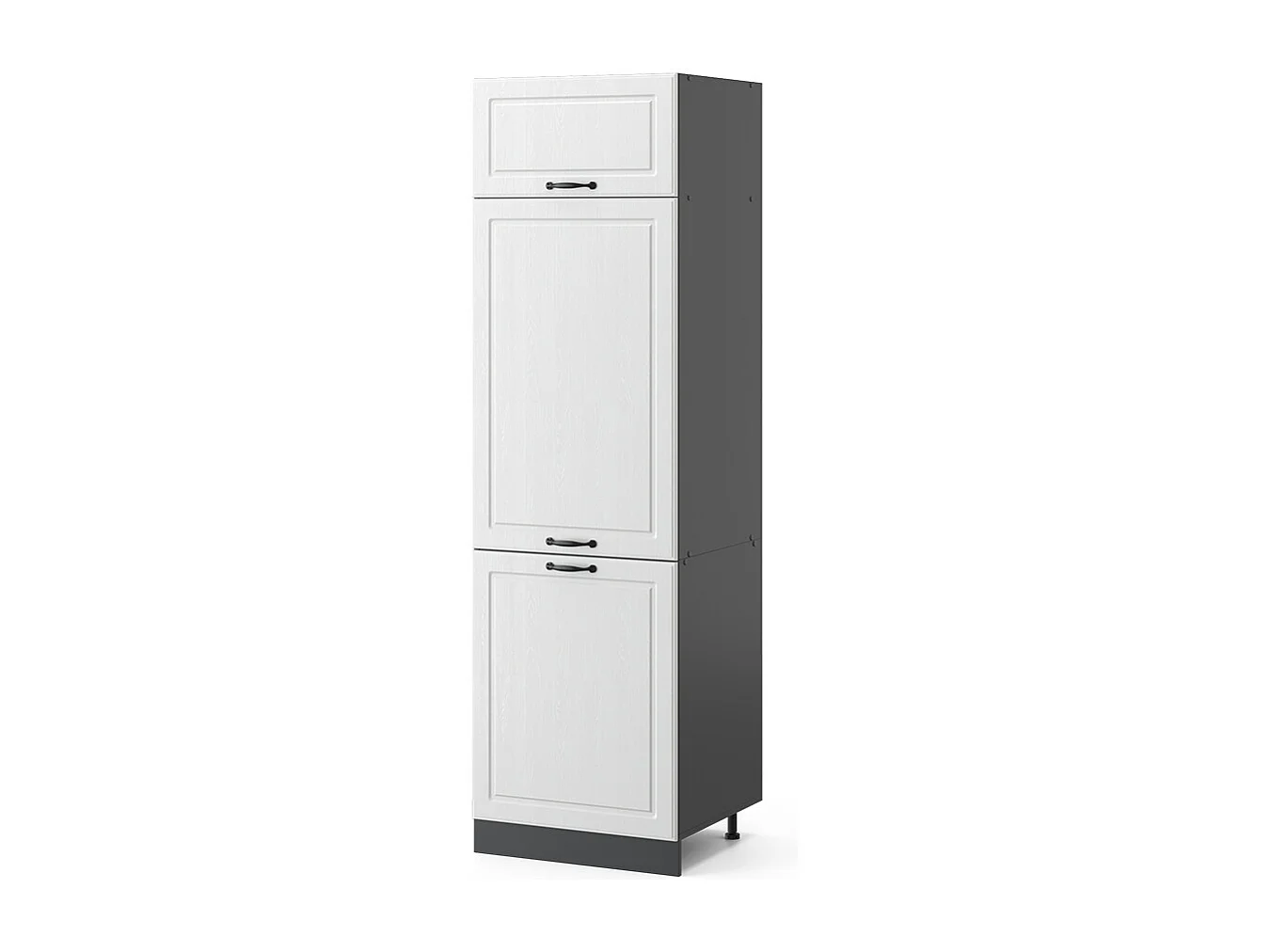 Armoire pour frigo blanc campagne 60x57.2x206.8 r-line