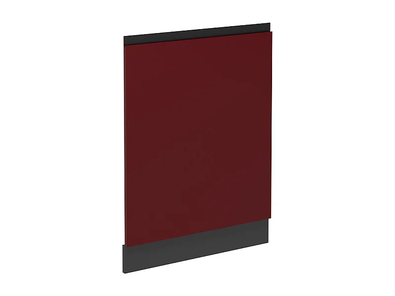 Façade de lave-vaisselle rouge 60x1.6x81.8 r-line