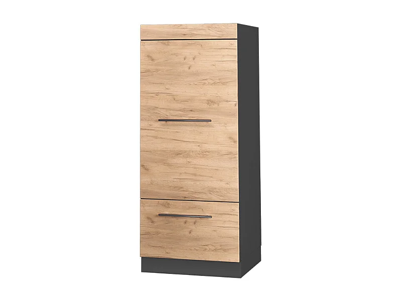 Armoire micro-ondes chêne de force doré 60x58.1x153.6 fame-line
