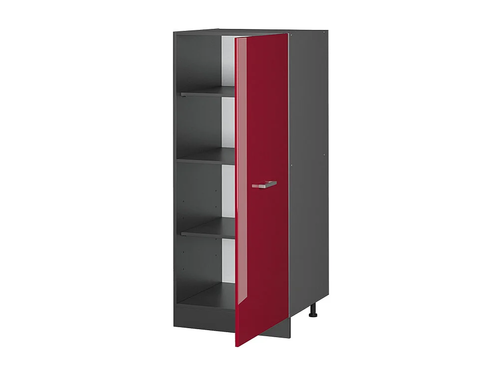Armario alto rojo de alto brillo 60x57x143 r-line