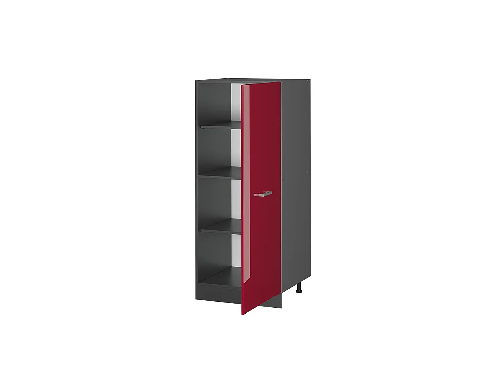 Tall cabinet red high gloss 60x57x143 r-line