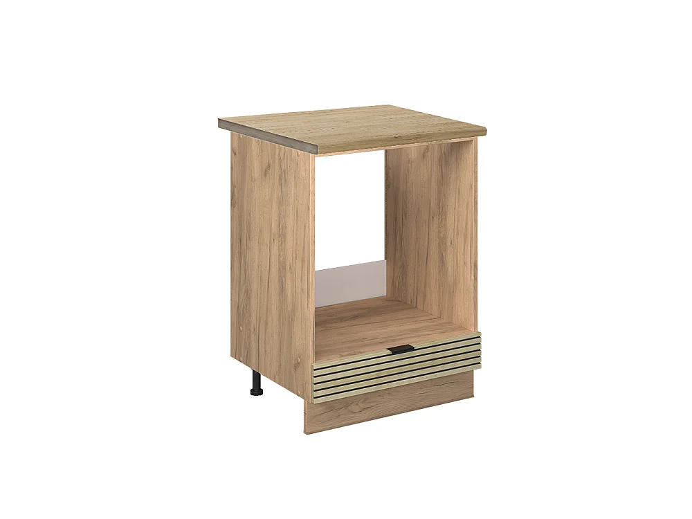 Meuble pour four panneau en chêne 60x60x82 fame-line