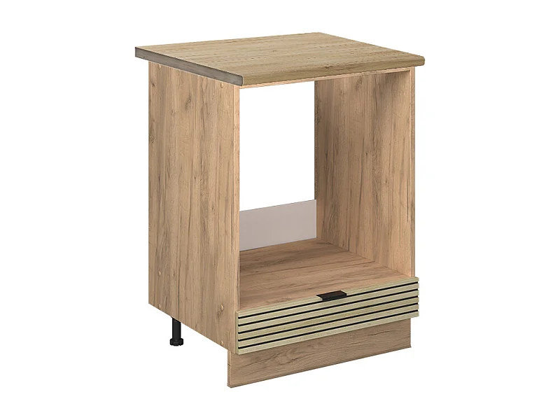 Meuble pour four panneau en chêne 60x60x82 fame-line
