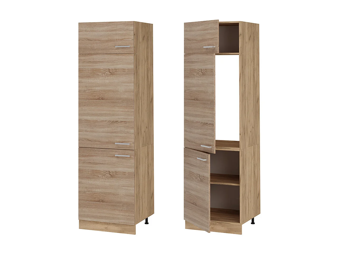 Armoire pour frigo sonoma 60x57.2x206.8 r-line