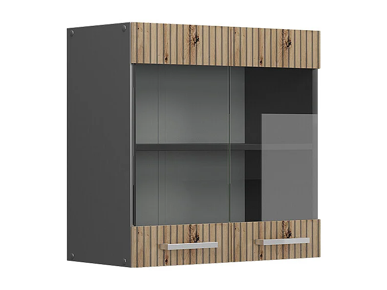 Armoire en verre chêne artisan 60x31x60 r-line