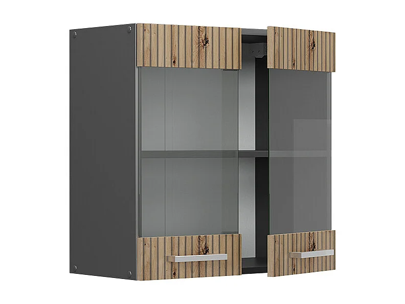 Armoire en verre chêne artisan 60x31x60 r-line