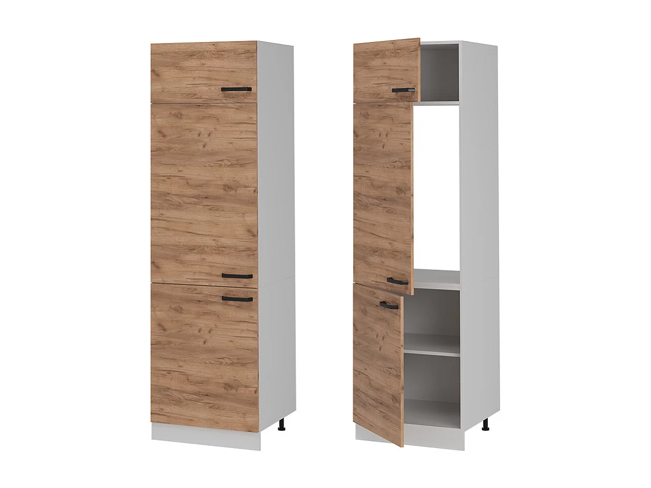 Armoire pour frigo chêne de force doré 60x57.2x206.8 r-line