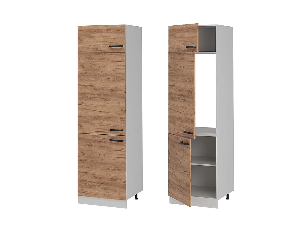 Armoire pour frigo chêne de force doré 60x57.2x206.8 r-line