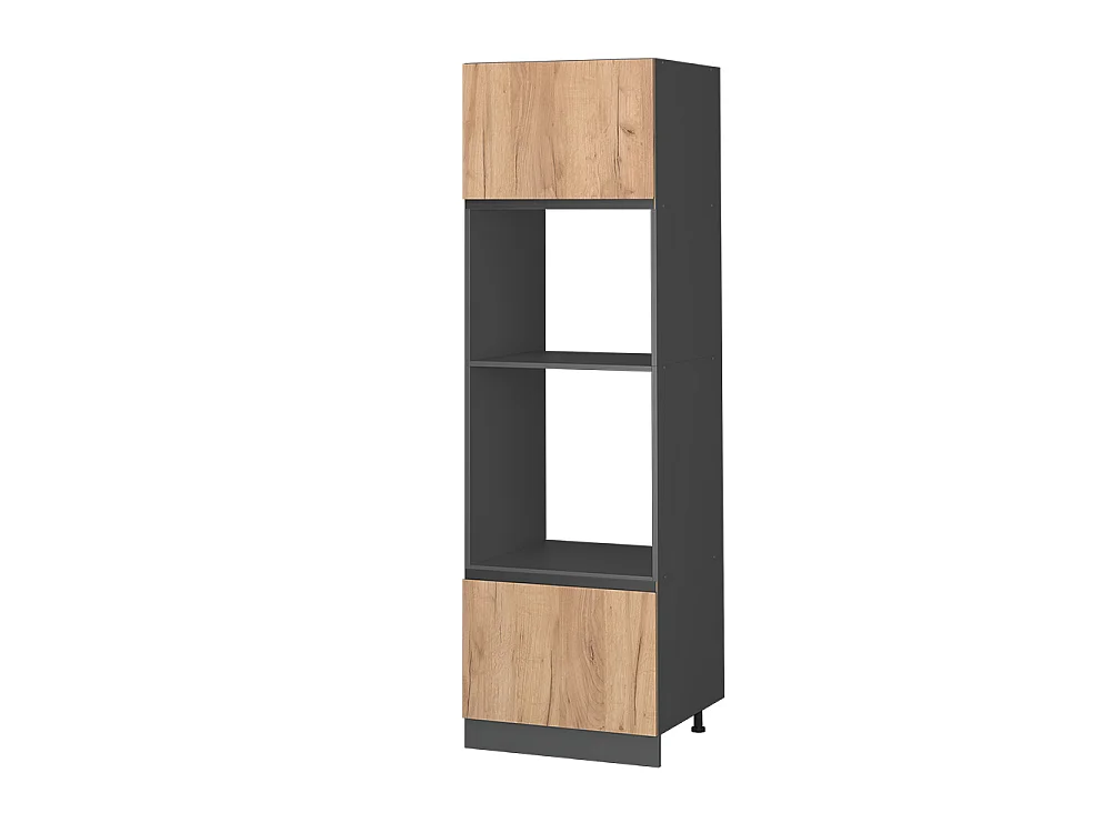 Armário de micro-ondas carvalho goldkraft 60x57.2x206.8 r-line
