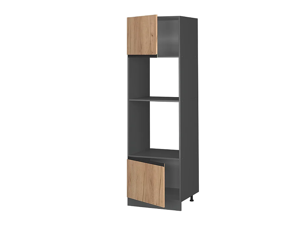 Armário de micro-ondas carvalho goldkraft 60x57.2x206.8 r-line