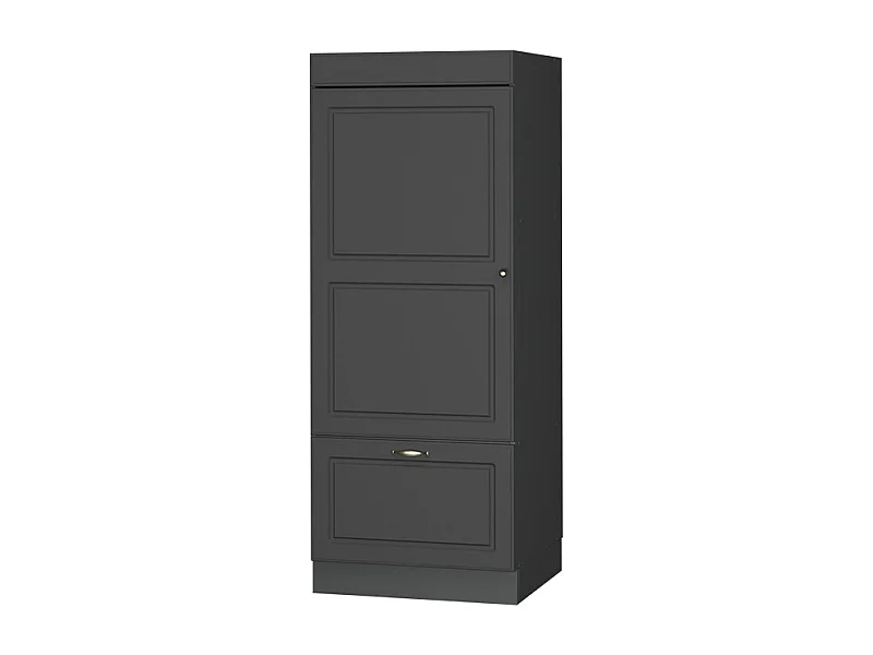 Armoire micro-ondes anthrazit-gold landhaus 60x58.1x153.6 fame-line