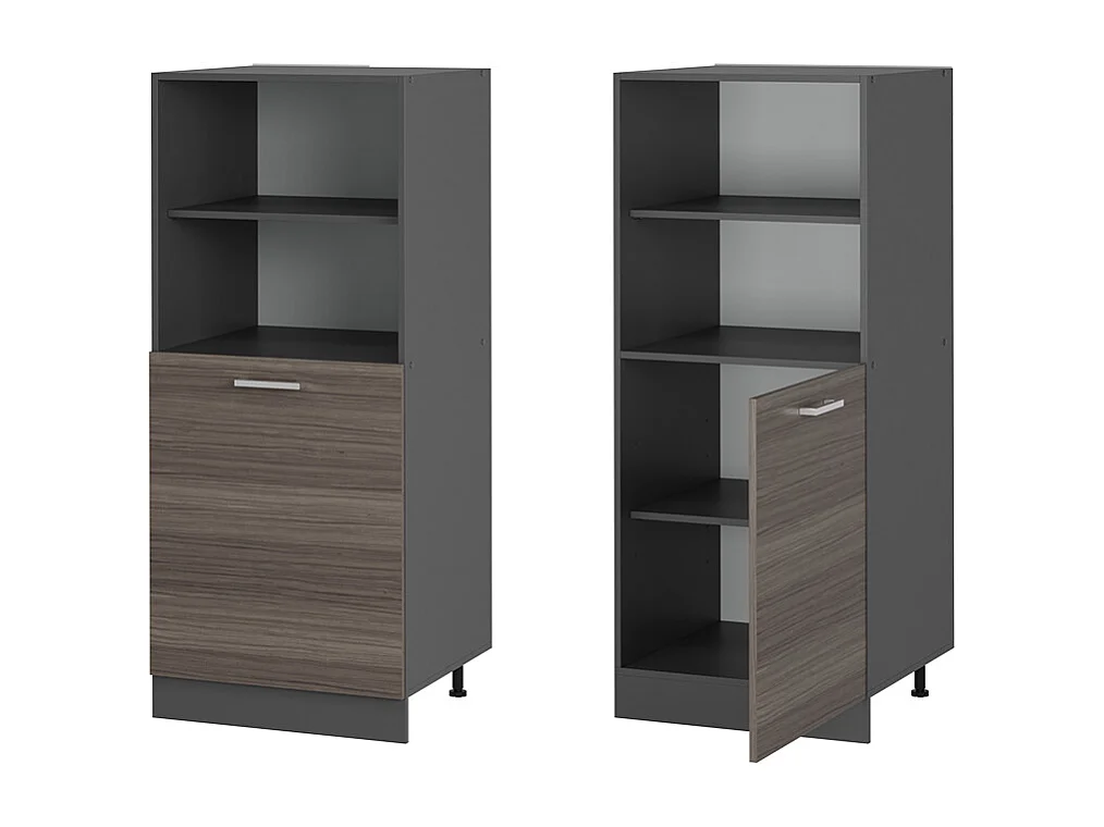 Meuble pour four gris noble 60x57x143 r-line