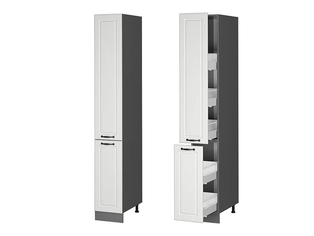 Pharmacy cabinet white country house 30x57.2x206.8 r-line
