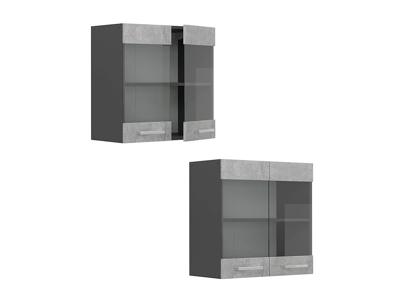 Mobile da cucina in vetro calcestruzzo 60x31x60 r-line