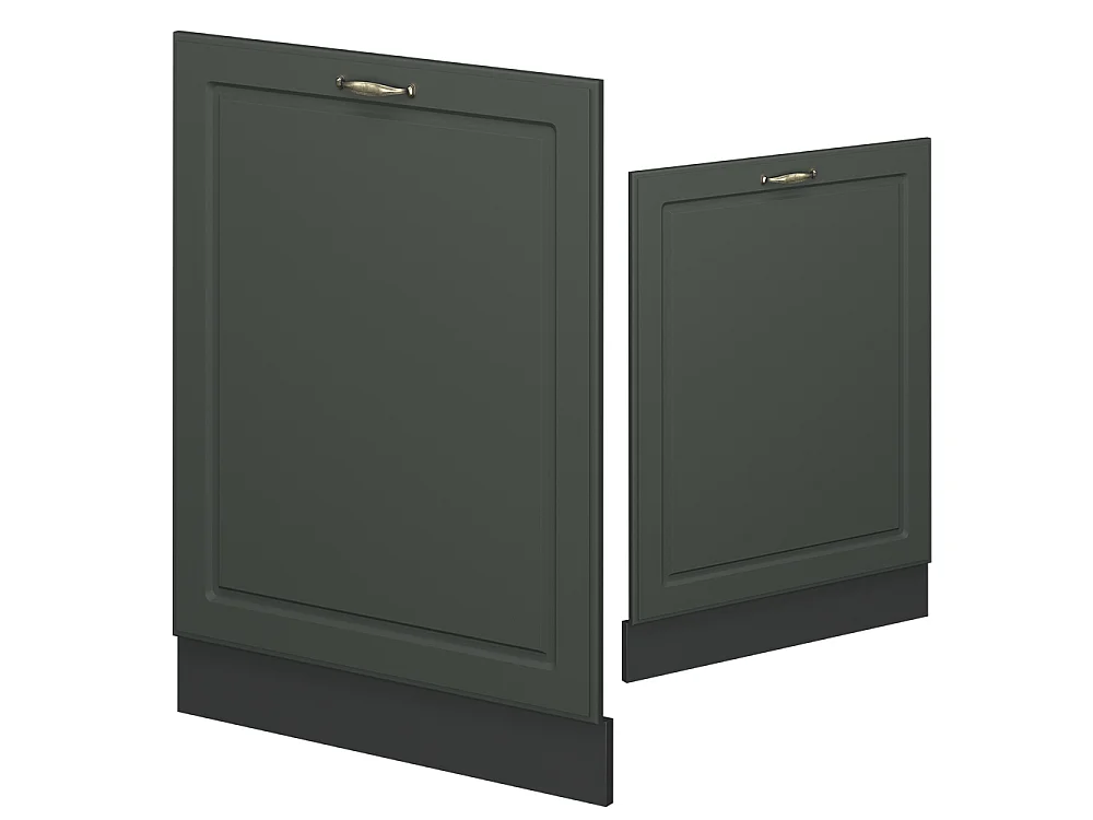 Pannello frontale della lavastoviglie Verde-oro rustico 60x1.6x81.8 fame-line