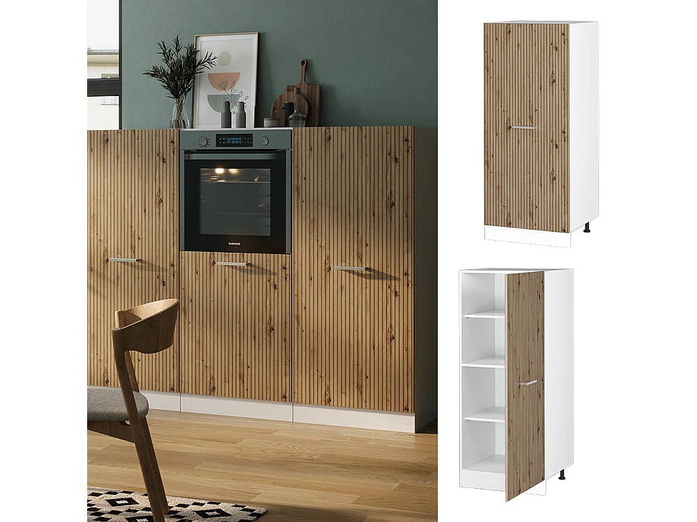 Armario alto roble artesanal 60x57x143 r-line