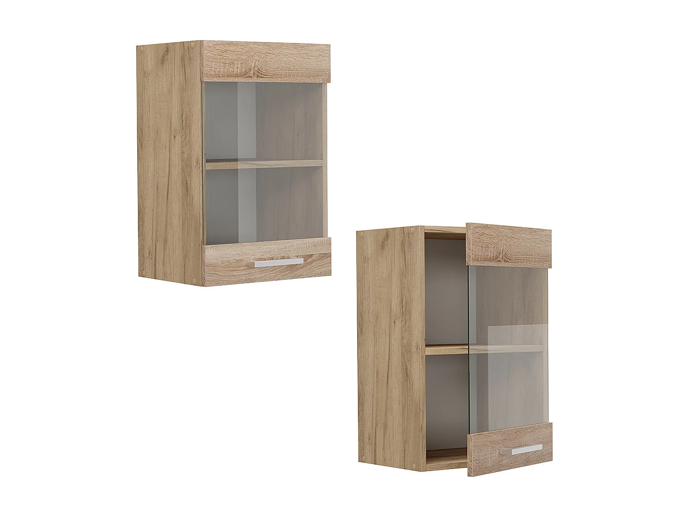 Küchenglasschrank sonoma 40x31x60 r-line