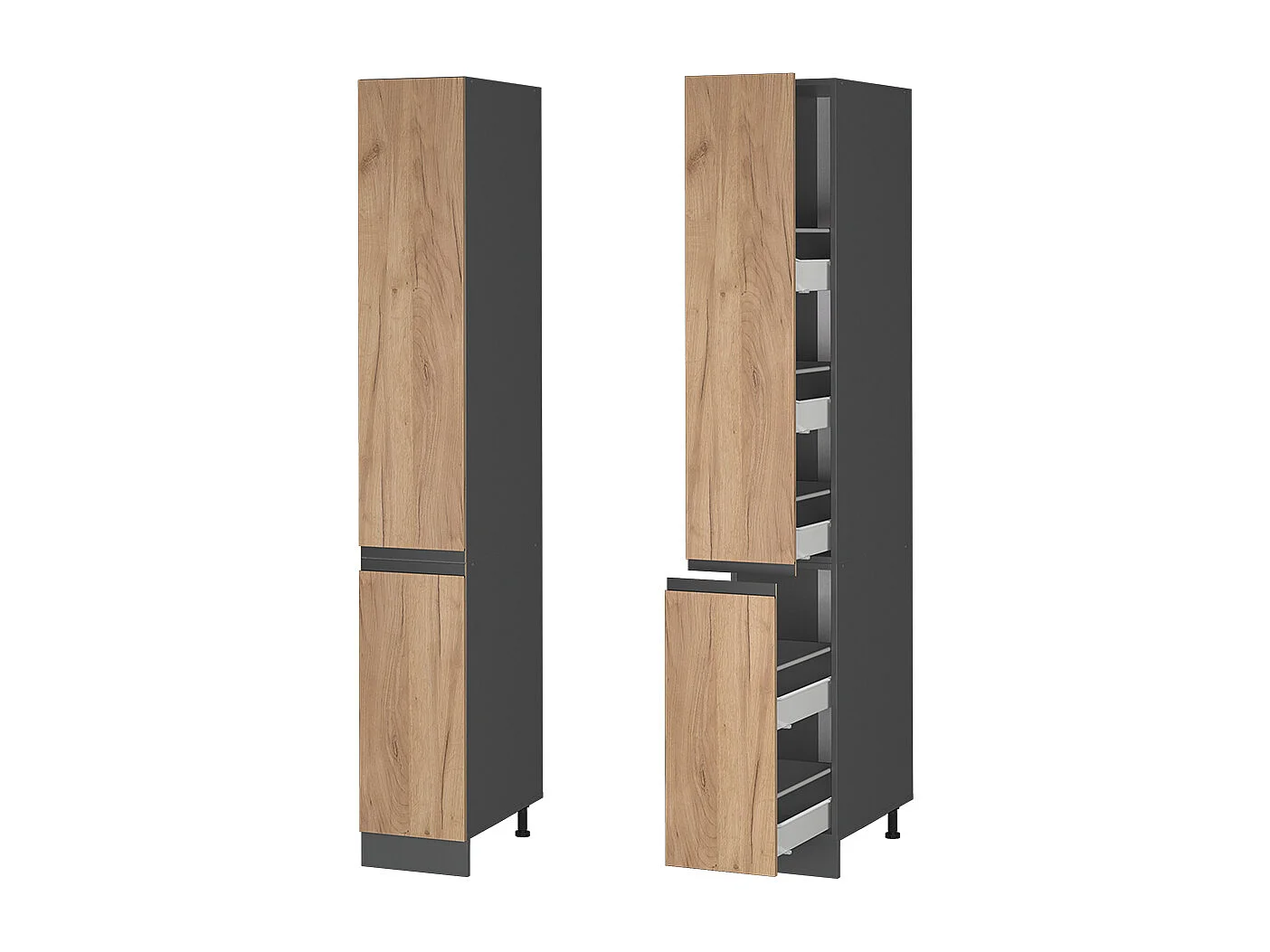 Armario de farmacia roble dorado 30x57.2x206.8 r-line