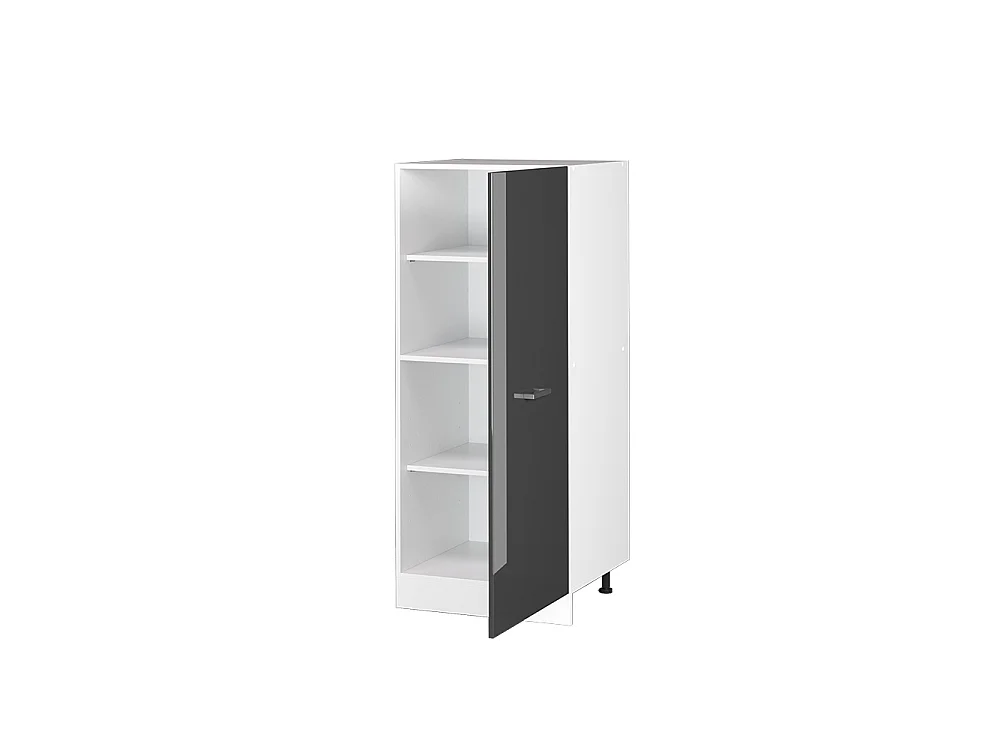 Tall cabinet anthracite high gloss 60x57x143 r-line
