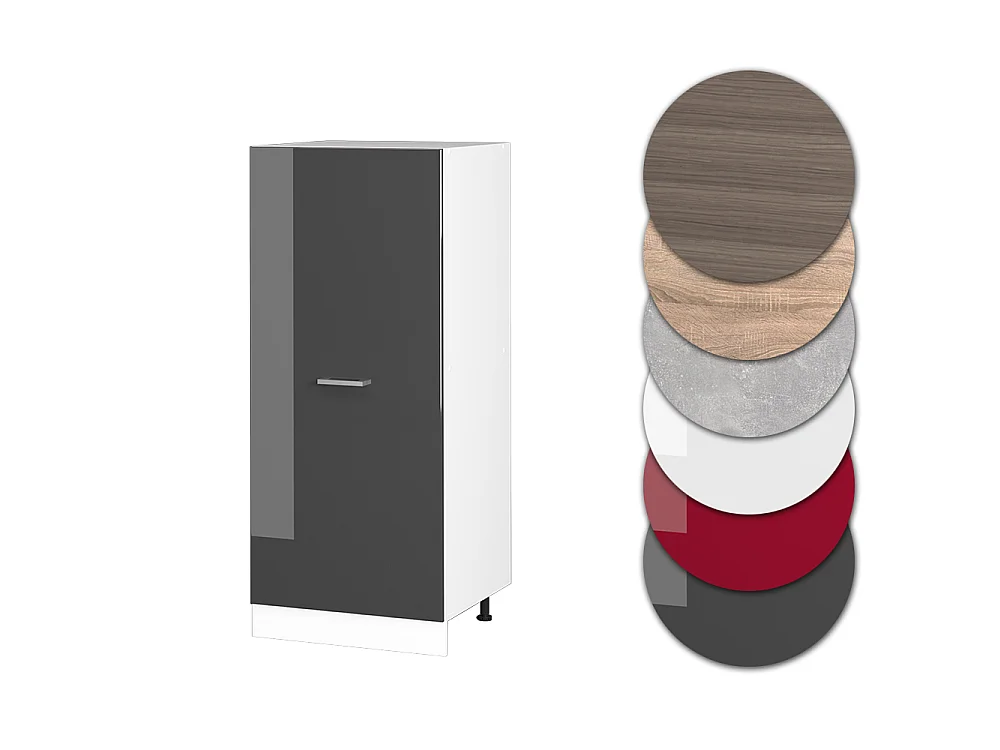 Tall cabinet anthracite high gloss 60x57x143 r-line